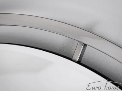 Lustro okrągłe LW6852 89 cm - srebrny