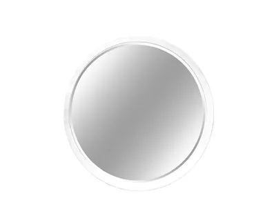 Lustro okrągłe fazowane 12F-361 60cm - biały