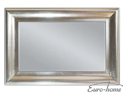 Lustro w drewnianej oprawie GP2399 80x120 - srebrny