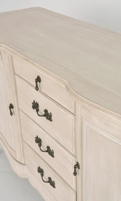 Komoda 2-drzwiowa z szufladami VENEZIA BIANCO 803K