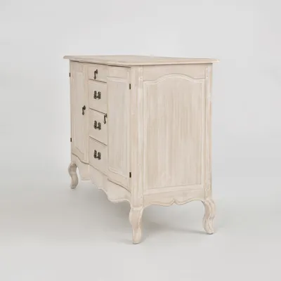 Komoda 2-drzwiowa z szufladami VENEZIA BIANCO 803K