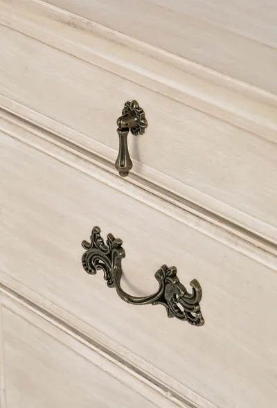 Komoda 2-drzwiowa z szufladami VENEZIA BIANCO 803K