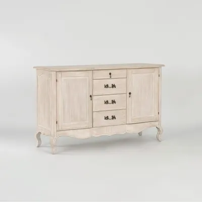 Komoda 2-drzwiowa z szufladami VENEZIA BIANCO 803K