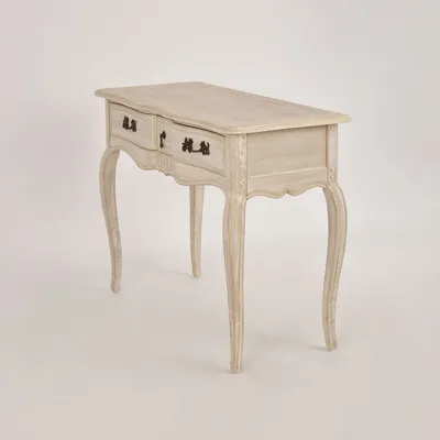 Konsola drewniana z szufladami VENEZIA BIANCO 808K - jasnobeżowy