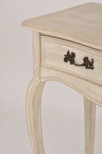 Konsola drewniana z szufladami VENEZIA BIANCO 808K - jasnobeżowy