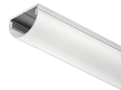 Profil szufladowy LOOX 2194 do taśm LED 10 mm - aluminium/biały / szer. 14 mm / dł. 250 cm