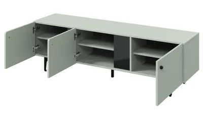Szafka RTV 3-drzwiowa COLOURS CS-06 - szałwiowy