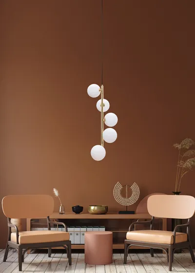 Lampa wisząca ALI 5648 - biały/złoty