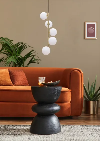 Lampa wisząca ALI 5648 - biały/złoty