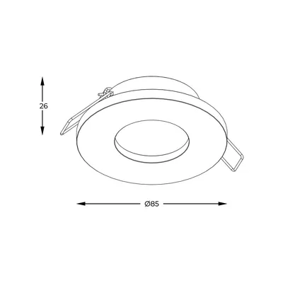 Lampa spot CHIPA ARGU10-033-N - biały