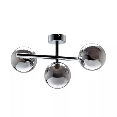 Lampa sufitowa LUNA 5663 - dymiony/chrom