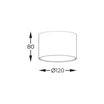 Lampa spot OAK 3010103 - dębowy