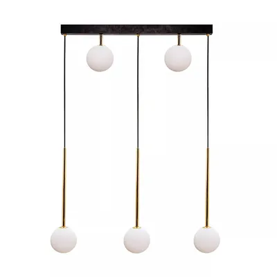 Lampa wisząca ALI 5641 - biały/złoty