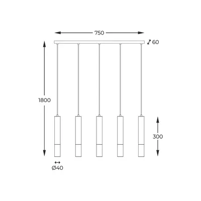 Lampa wisząca MADERA 8620403