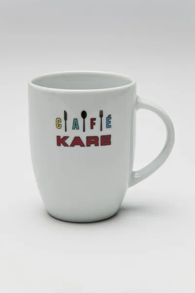 Kubek ceramiczny CAFE KARE - biały