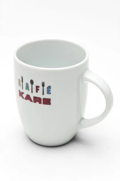 Kubek ceramiczny CAFE KARE - biały