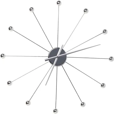Zegar wiszący LIKE UMBRELLA BALLS 60 - chrom