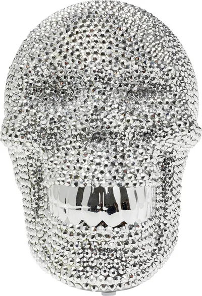 Skarbonka SKULL CRYSTAL - srebrny