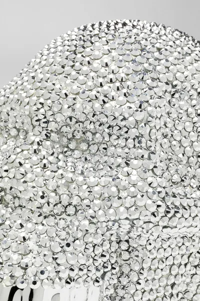 Skarbonka SKULL CRYSTAL - srebrny