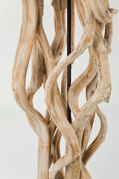 Lampa podłogowa SCULTRA - beżowy/naturalny