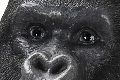 Dekoracja stojąca MONKEY GORILLA SIDE XL - czarny