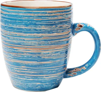Kubek ceramiczny SWIRL - niebieski