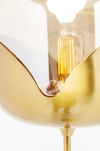 Lampa podłogowa GOBLET BALL - mosiądz
