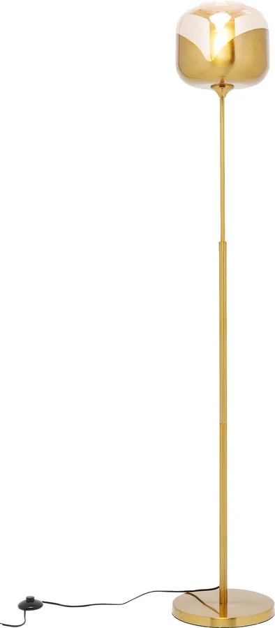 Lampa podłogowa GOBLET BALL - mosiądz