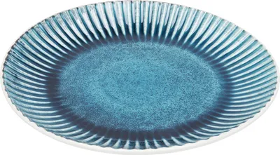 Talerz obiadowy AZUR RIM 29 - niebieski