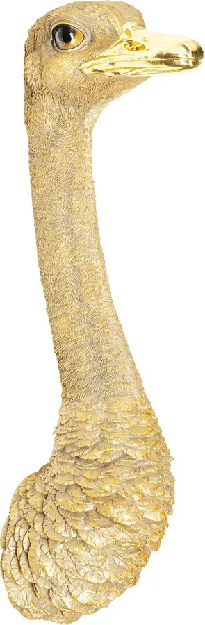 Dekoracja ścienna OSTRICH - złoty