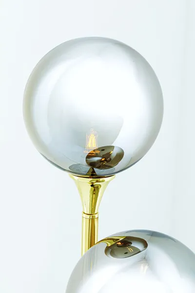Lampa stołowa AL CAPONE TRE - dymiony/złoty