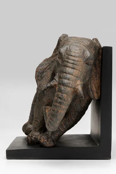 Podpórki na książki ELEPHANTS 25 - brązowy