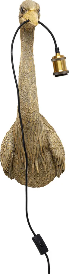 Kinkiet ANIMAL HERON - złoty