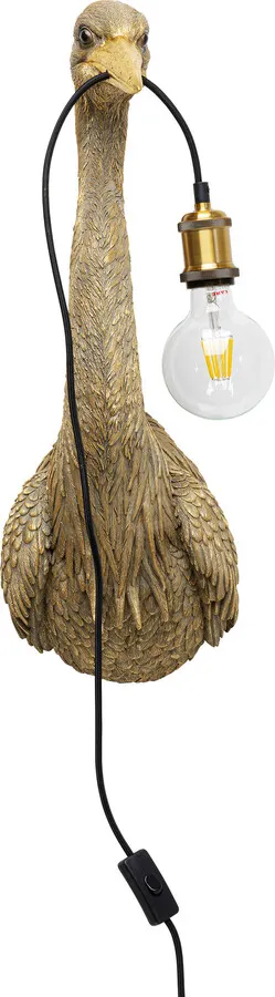 Kinkiet ANIMAL HERON - złoty