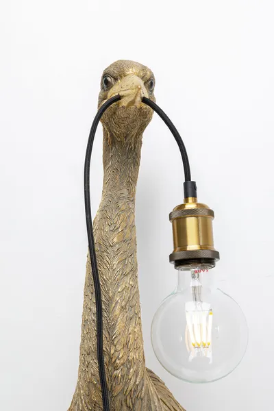 Kinkiet ANIMAL HERON - złoty