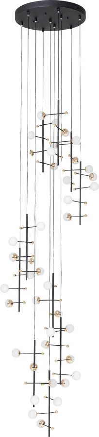 Lampa wisząca TRAPEZ 280 - czarny
