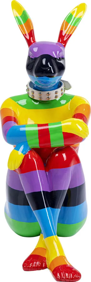 Figurka dekoracyjna GANGSTER RABBIT RAINBOW - multikolor