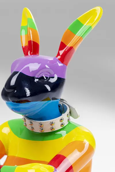 Figurka dekoracyjna GANGSTER RABBIT RAINBOW - multikolor