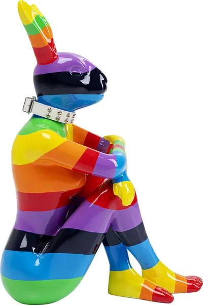 Figurka dekoracyjna GANGSTER RABBIT RAINBOW - multikolor