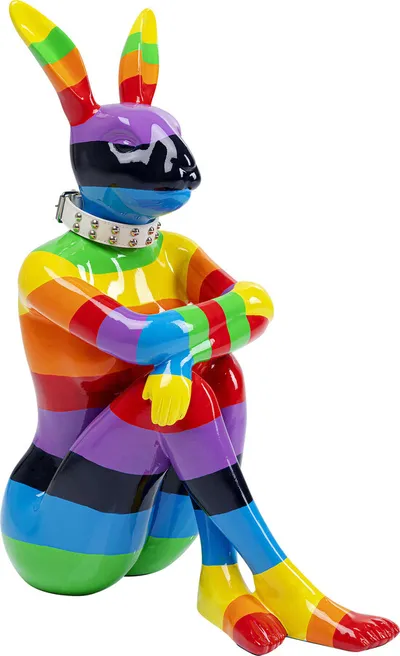 Figurka dekoracyjna GANGSTER RABBIT RAINBOW - multikolor