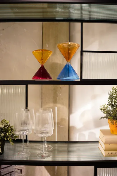 Klepsydra HOURGLASS - czerwony/pomarańczowy
