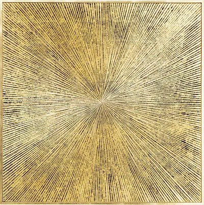 Dekoracja ścienna ILLUMINO 80x80 - złoty