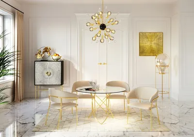Dekoracja ścienna ILLUMINO 80x80 - złoty
