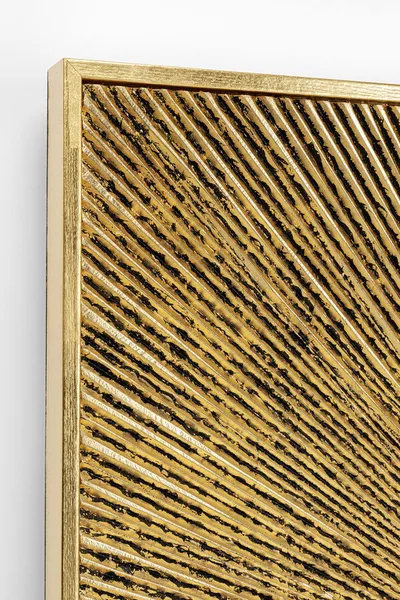 Dekoracja ścienna ILLUMINO 80x80 - złoty