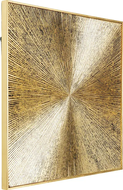 Dekoracja ścienna ILLUMINO 80x80 - złoty