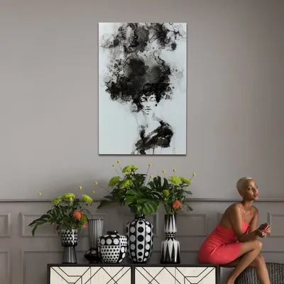 Obraz SMOKEY HAIR 100x150