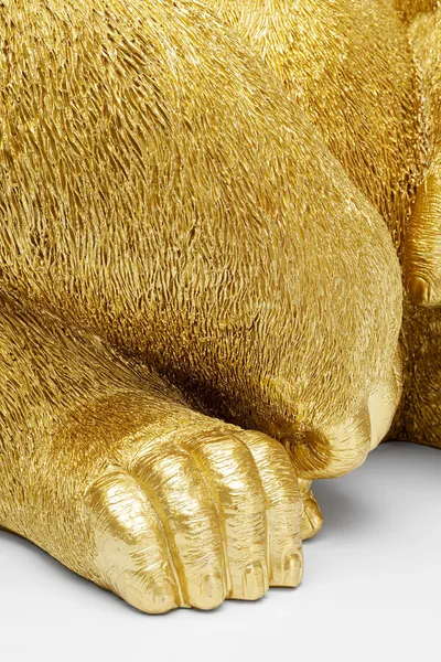 Dekoracja stojąca MONKEY GORILLA SIDE XL - złoty
