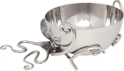 Cooler do butelek OCTOPUS 46 - srebrny