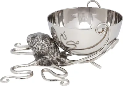Cooler do butelek OCTOPUS 46 - srebrny