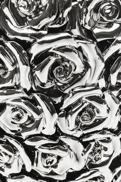 Wazon ROSE MULTI CHROME - srebrny